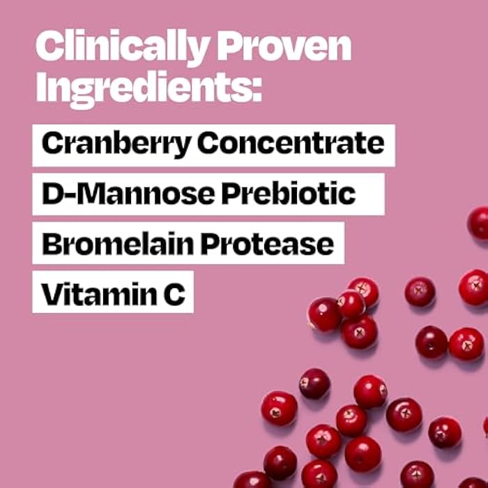 Cystex Cranberry Urinary Health Supplement Liquid - D-Mannose, Prebiotic, & Vitamin C for Urinary Tract & Bladder Support - Daily Urinary Wellness for Women & Men, Sugar-Free - 7.6 fl oz (2 Pack) - Image 4