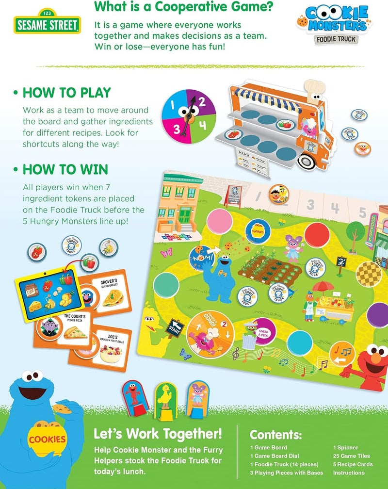MasterPieces 42212 Sesame Street  Cookie Monster Cooperative Game - Image 4