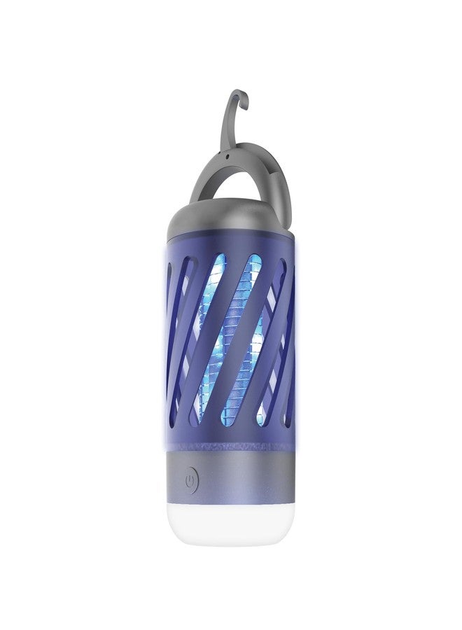 NEBO Mini Bug Zapper & Lantern with Dual Band UV Light Zaps Insects by The Powerful 700-volt Electrical Grid, Easily Fits in Backpack for Hiking, Camping, Hunting and Fishing - Image 1