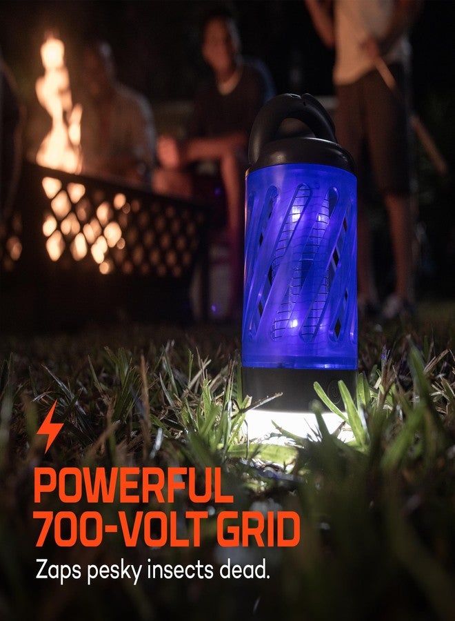 NEBO Mini Bug Zapper & Lantern with Dual Band UV Light Zaps Insects by The Powerful 700-volt Electrical Grid, Easily Fits in Backpack for Hiking, Camping, Hunting and Fishing - Image 3