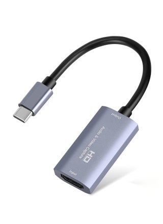 4K HDMI to USB-C Video Capture Card - USB 3.0 Streaming Adapter, 1080P 60FPS, Compatible with OBS, Zoom for Gaming, Live Streaming on Windows and Mac OS - pzsku/Z14BB9345B87F3AA0BE69Z/45/_/1723602108/565a7068-ab64-4f12-b23b-3aaa53e150b0