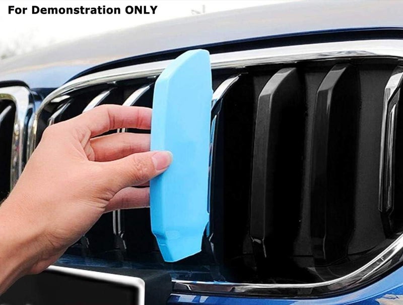 iJDMTOY Exact Fit ///M-Colored Grille Insert Trims Compatible With 2006-2008 BMW E90/E91 Pre-LCI 3 Series w/12-Beam Grill ONLY Heavy load resistant - Image 4