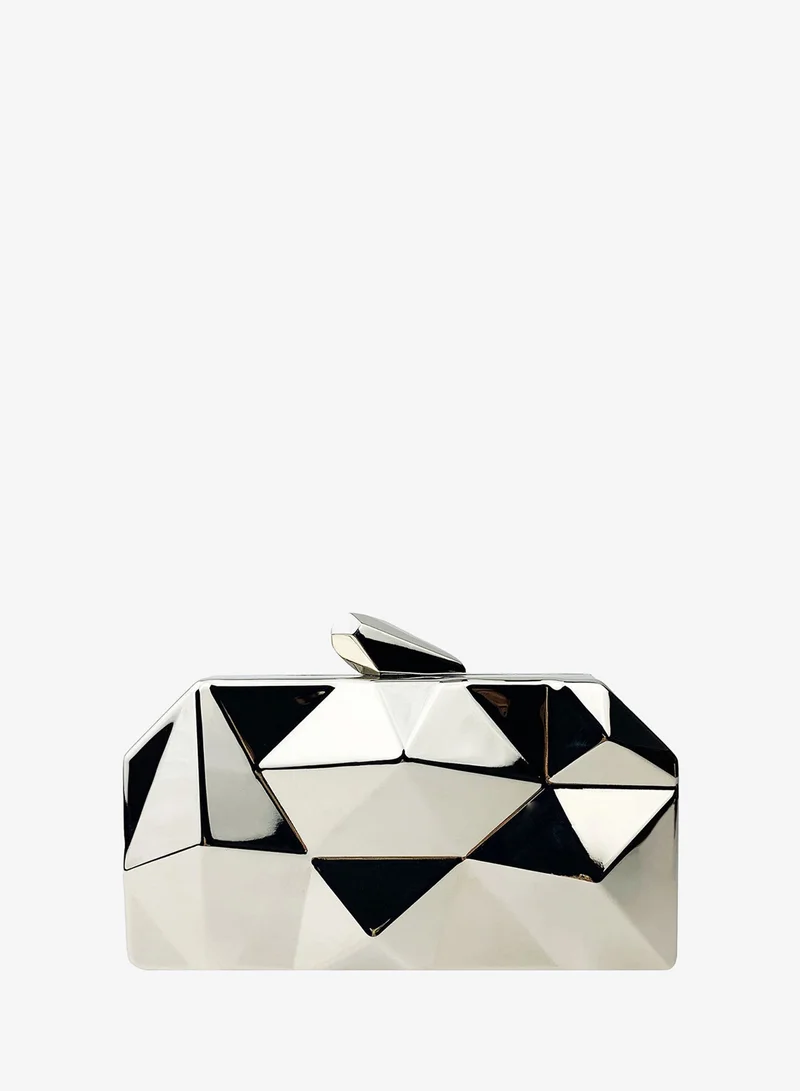 Bella Barnett Ada Geometry Glossy Clutch