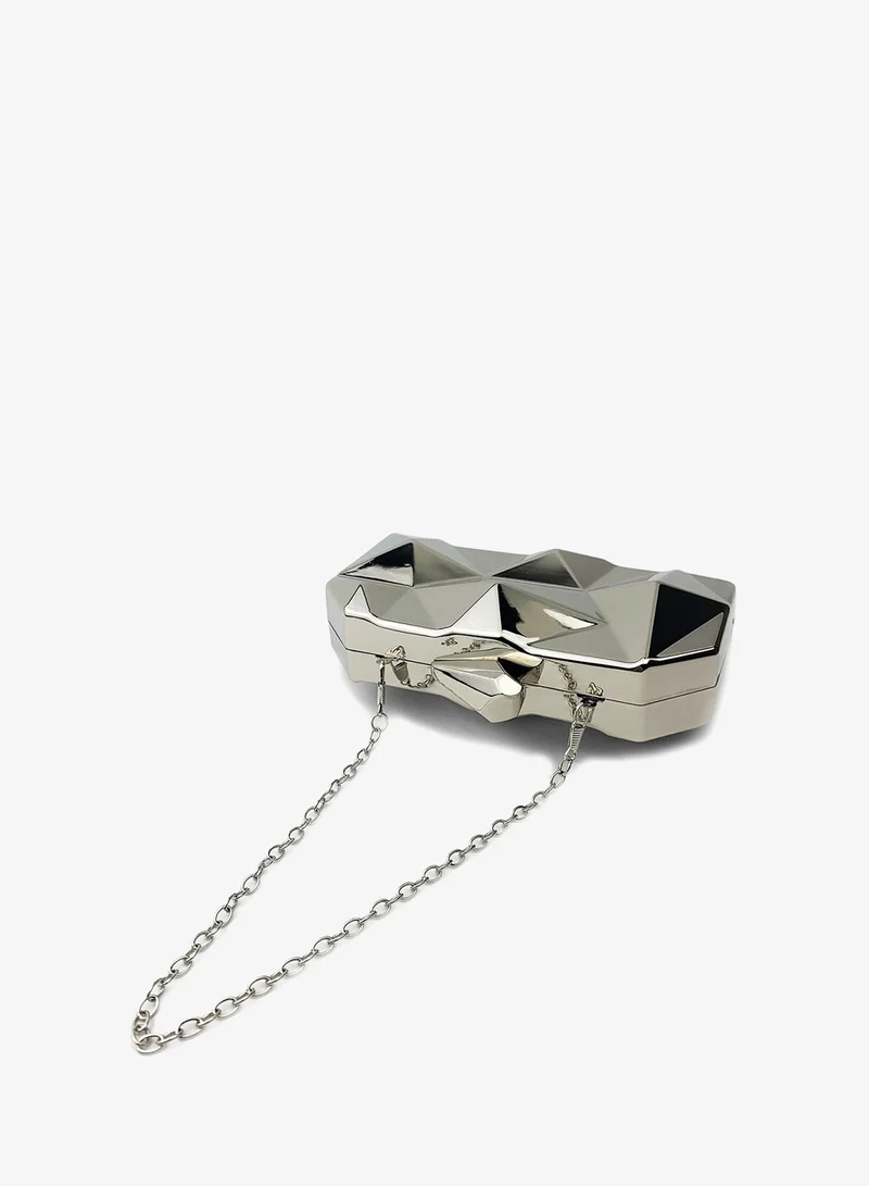 Bella Barnett  Ada Geometry Glossy Clutch for Women | Best Price UAE