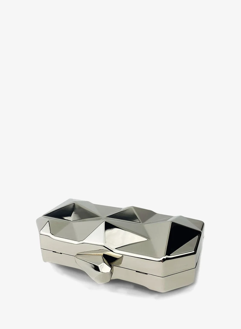 Bella Barnett Ada Geometry Glossy Clutch