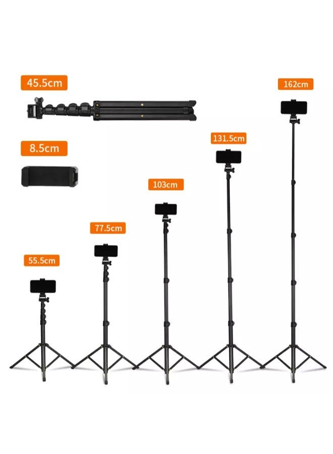 Jmary MT39 61inch Heavy Duty Aluminum Extendable Cell Phone Tripod Stand Selfie Stick Tripod with phone clip - Image 5