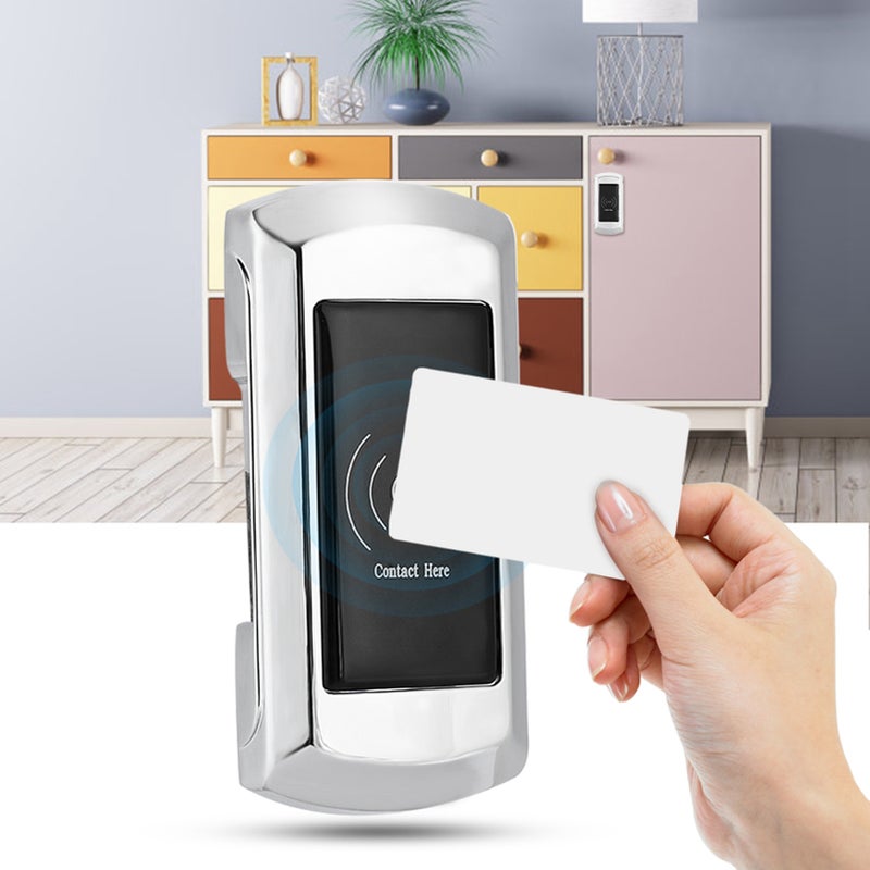 Zinc Alloy Smart Electronic Cabinet Lock with Access Card for Sauna/Swimming/Hotel Locker - Image 2