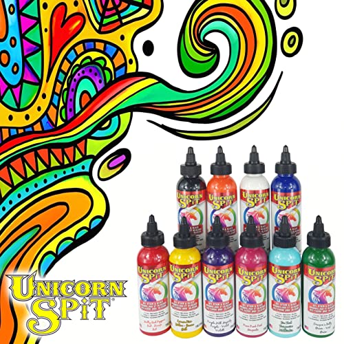 Unicorn SPiT 5770005 Gel Stain and Glaze, White Ning 4.0 FL OZ Bottle - Image 5