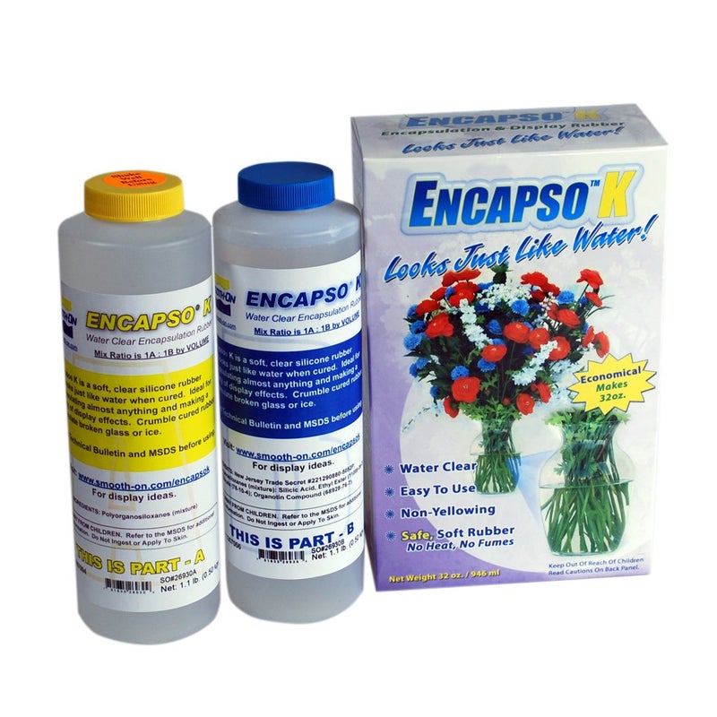 Smooth-On Encapso K - Water Clear Encapsulation/Display Rubber - Pint Unit 