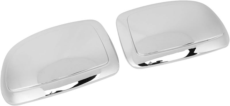 Low wear optimized build Door Mirror Cap, Left Right 1 Pair Scratch Stylish Rearview Side Mirror Caps Light for 1999 to 2006 (Electroplated) Anti topple design - Image 2