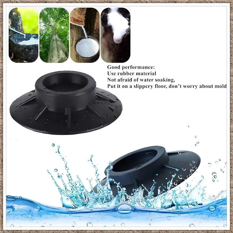 Anti-Vibration Pad Washing Machine Suction Stand Multipurpose and Non Slip Rubber Base Compatible with Furniture Bed-Pack of 4  - Image 3