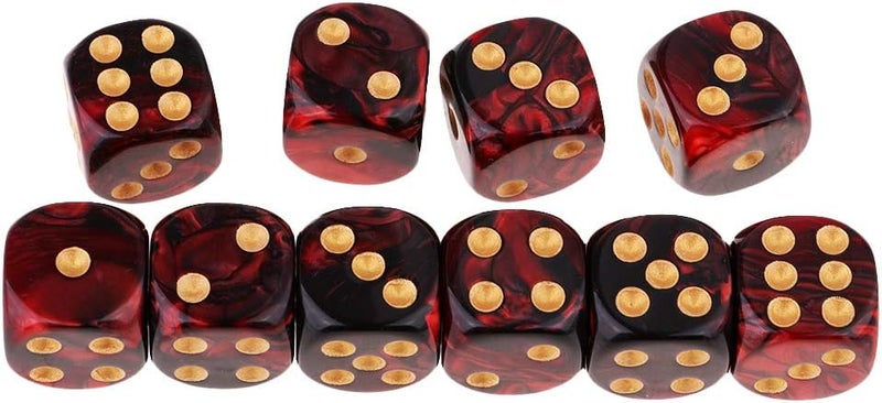 klarako Dice D6 Sets Speckled - 16mm Six Sided Die 20 Pack Of Dice - Image 4