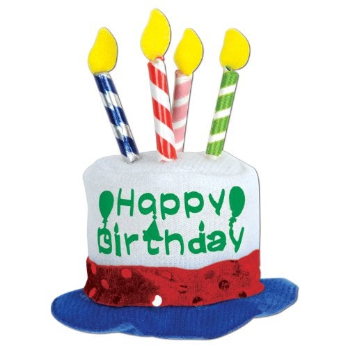 Beistle Happy Birthday Cake Hair Clip - Image 4