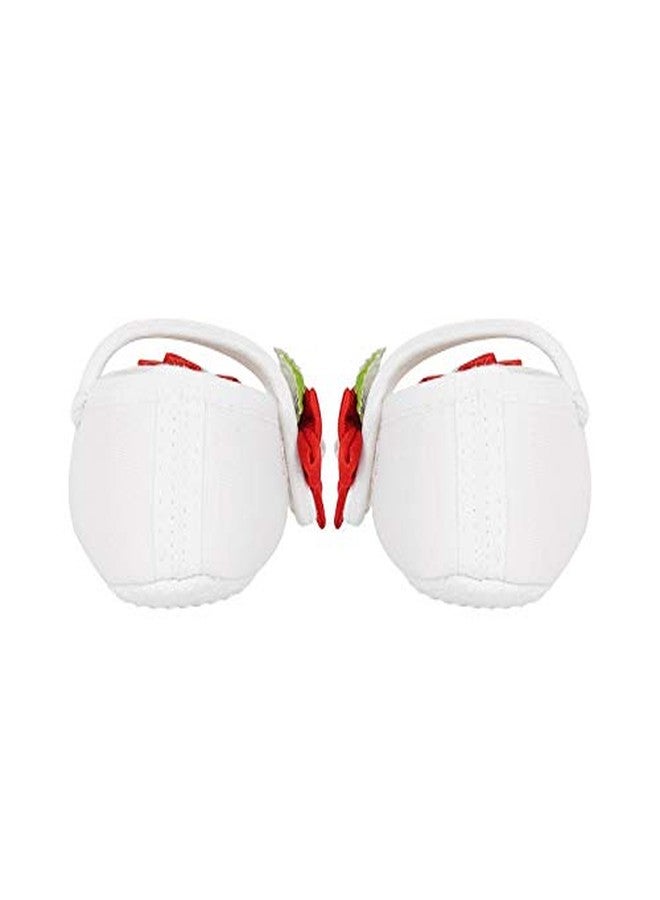Rsmart Comfortable Cotton Booties Shoes For Baby Girl & Boy (9-12 Months) With Ribbon Closure - Image 4