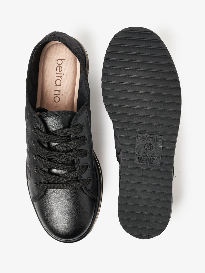 Beira Rio Lace Up Low Top Sneakers - Image 5