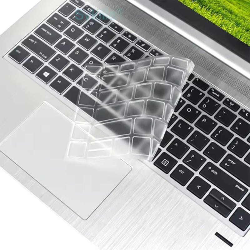 Oaky Skin Keyboard Protector Cover Compatible for HP Probook 14 inch 440 G8 G9 | HP Probook 445 G8 G9 | HP Probook 640 G7 G8 14 inch Laptop 2023-2021 - TPU Clear - Image 1