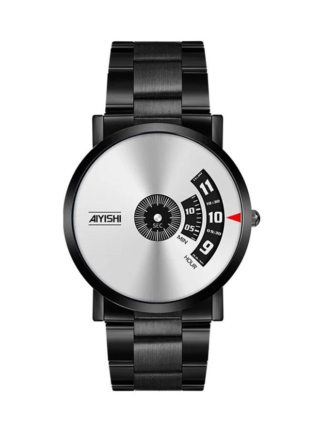 AIYISHI Watches for Men Fashion Stainless Steel Quartz Analog Water Resistant Watch  - Image 1