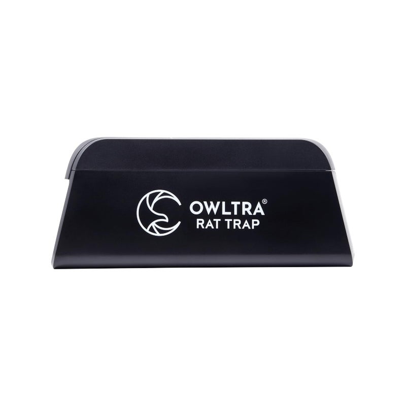 OWLTRA OW-1 Indoor Electric Rat Trap, Instant Kill Rodent Zapper with Pet Safe Trigger, Black, Large - Image 1