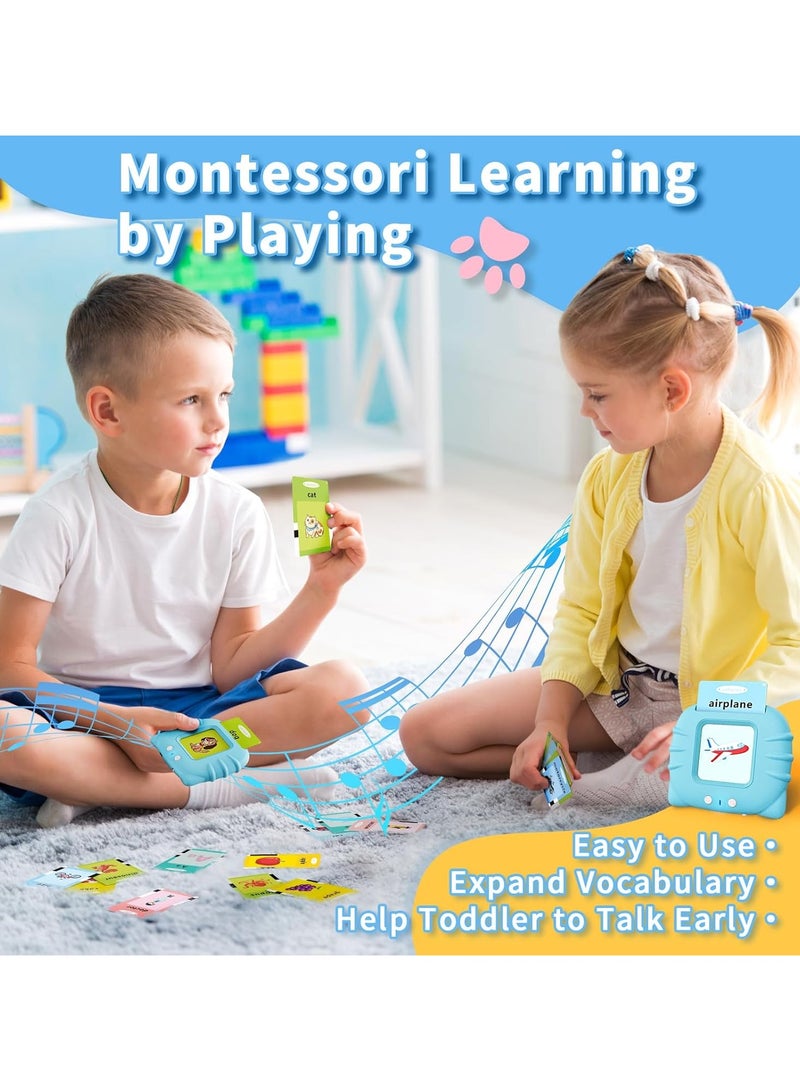 بطاقات تعليمية ناطقة للأطفال الصغار، مناسبة للأولاد والبنات من عمر 1-6 سنوات، ألعاب حسية لأطفال التوحد، ألعاب تعليمية لعلاج النطق بطريقة مونتيسوري، 248 بطاقة كلمات بصرية، هدية للأطفال - Image 4