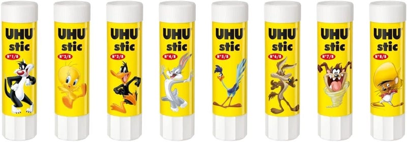 UHU STIC, The Proven Glue Stick - Glues strongly, quickly and permanently, without solvent, 8.2g, Set of 8, White - Image 3