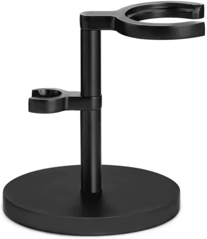MHLE Rocca Series Silvertip Fibre Safety Razor Black Stainless Steel Jet DLC Coating - Image 4