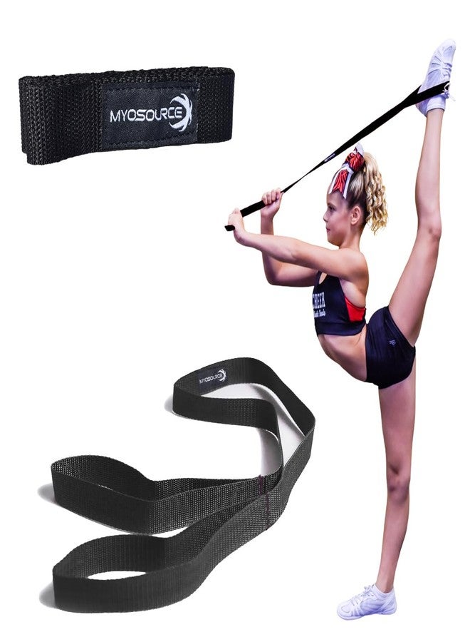 Myosource Kinetic Bands أحزمة Myosource Kinetic Bands لتشجيع الفرق الرياضية - حزام التمدد الخاص بنا متوفر بخمسة ألوان (أسود) - Image 1