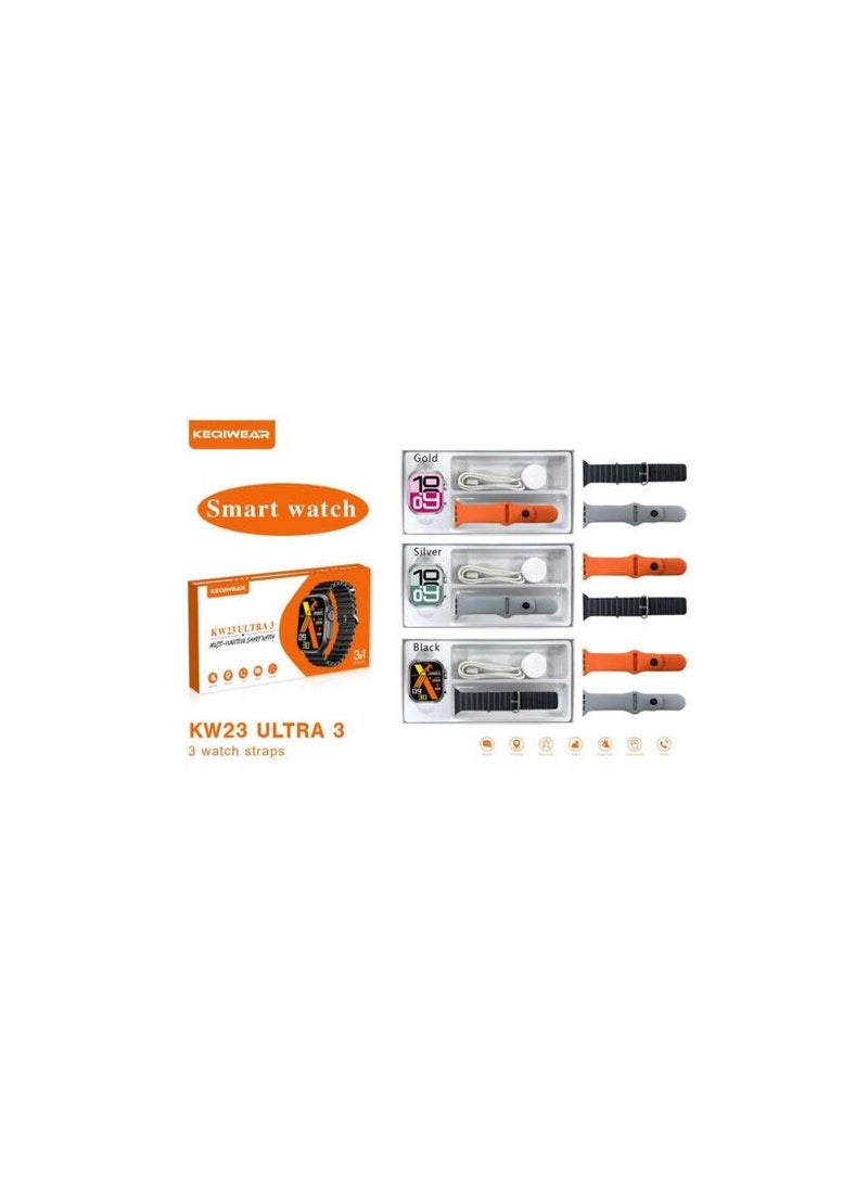 Generic - KW 23 ULTRA 3 MULTI-FUNCTION SMART WATCH - Image 1