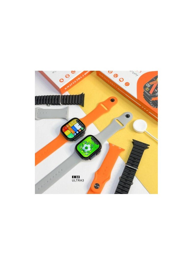 Generic - KW 23 ULTRA 3 MULTI-FUNCTION SMART WATCH - Image 1