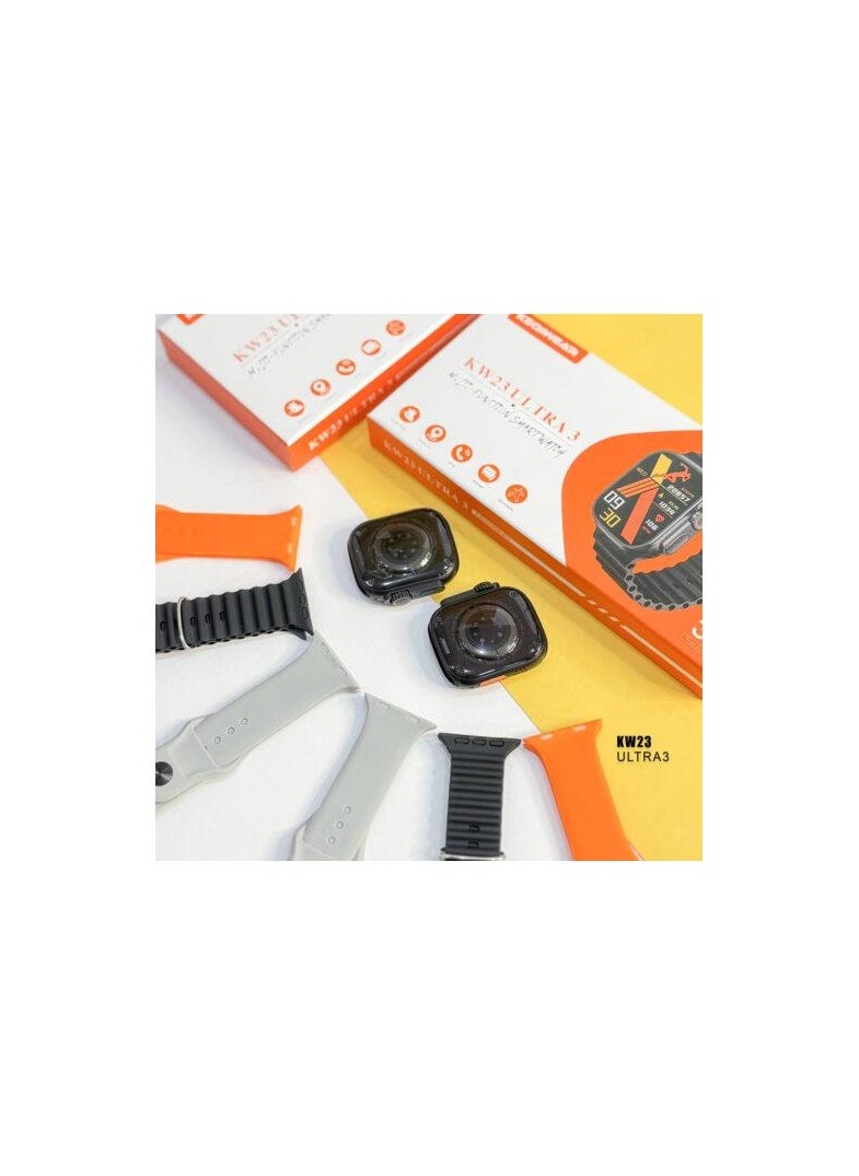Generic - KW 23 ULTRA 3 MULTI-FUNCTION SMART WATCH - Image 1