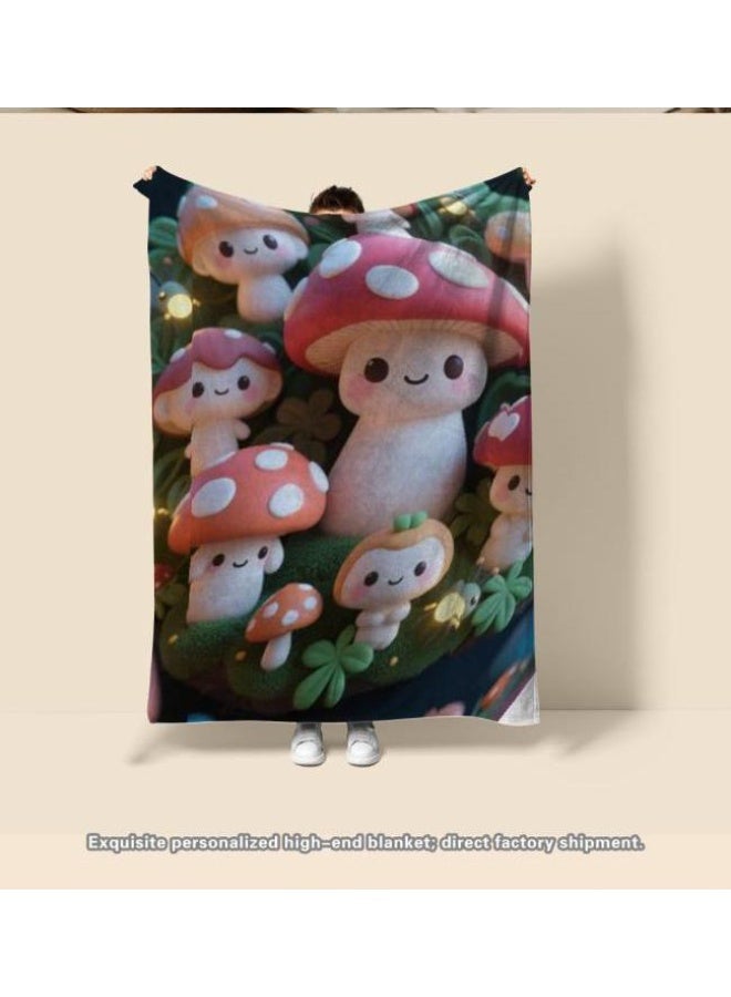 عام بطانية رقيقة من الفانيلا الكرتونية للأطفال والرضع (دافئة ومريحة، ومناسبة للنوم والألعاب) 70 سم * 100 سم - Image 2