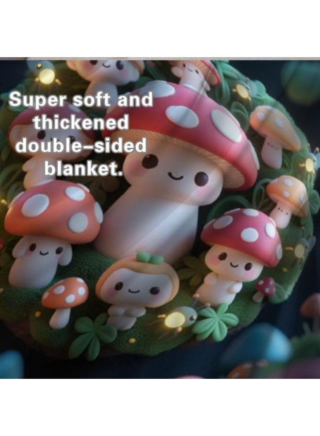 عام بطانية رقيقة من الفانيلا الكرتونية للأطفال والرضع (دافئة ومريحة، ومناسبة للنوم والألعاب) 70 سم * 100 سم - Image 5