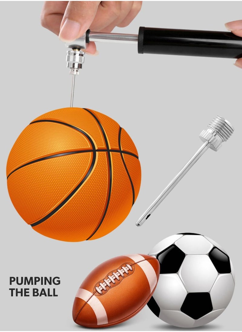 Excefore Mini Bike Pump Portable Pumps for All Bikes, 120PSI High Pressure Bicycle Hand Pump, Tyre Small Lightweight Presta Schrader Valve with Ball Needle, Balloon Needle  - Image 2