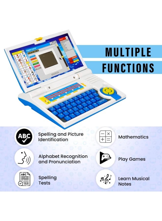 Sky Tech Educational Laptop Computer Toy for Kids – 20+ Interactive Learning Activities with Mouse – Early Learning Machine for Children Ages 3+, Teaches Letters, Words, Music, Games & More - Image 4