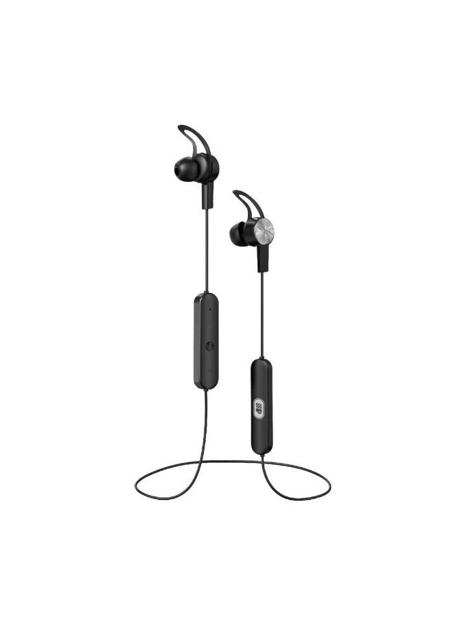 Wireless earbuds with a sporty design, neckband, built-in memory card slot, and Bluetooth 5.0; compatible with iPhone 16, 15, 14, 13, 12, 11, Galaxy, Huawei, and more. - Image 1