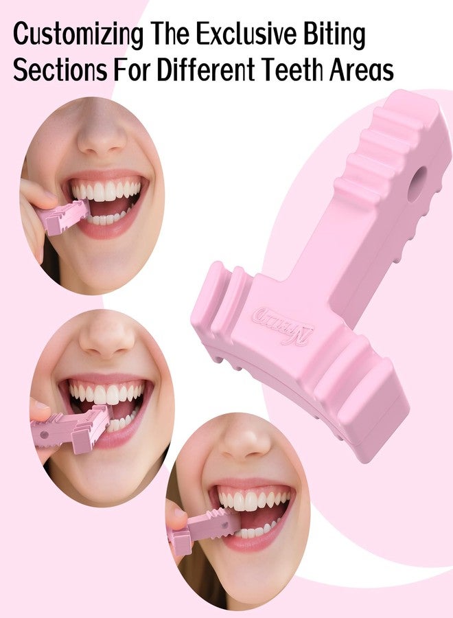 NFETLLD Chewies for Invisalign Aligners 2-Pack, Orthodontic Aligner Chewies for Invisible Braces, Denture & Retainer, Medical Grade Silicone Aligner Seaters & Chew Tools, Durable & Reusable (Pink - Image 2