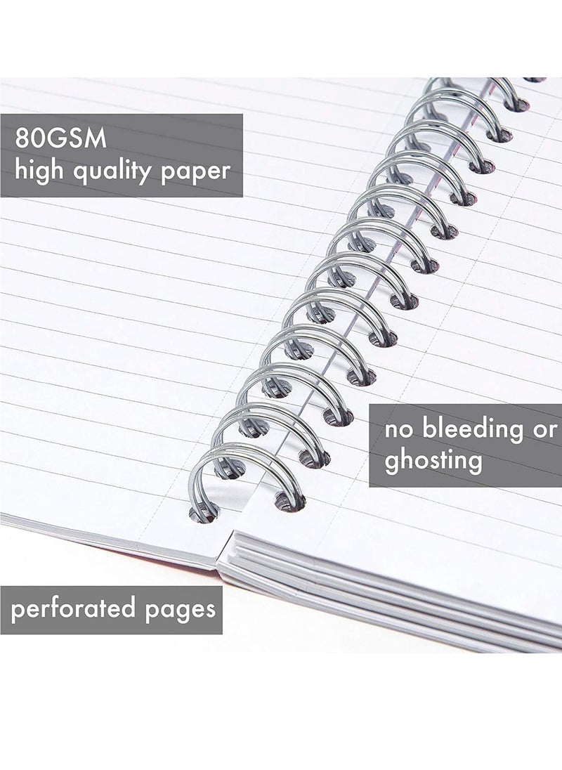 Pukka Pad B5 Size Rochelle and Jess Project Notebook With Four Divisions  - Image 3