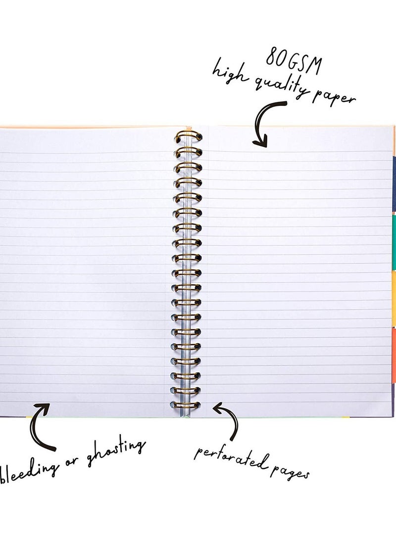 Pukka Pad B5 Size Rochelle and Jess Project Notebook With Four Divisions  - Image 4