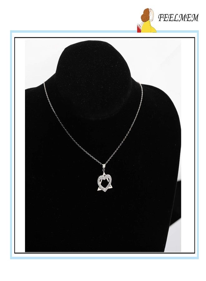FEELMEM Adoption Jewelry Intertwined Heart and Triangle Adoption Symbol Charm Necklace Gotcha Day Adoption Gift - Image 5