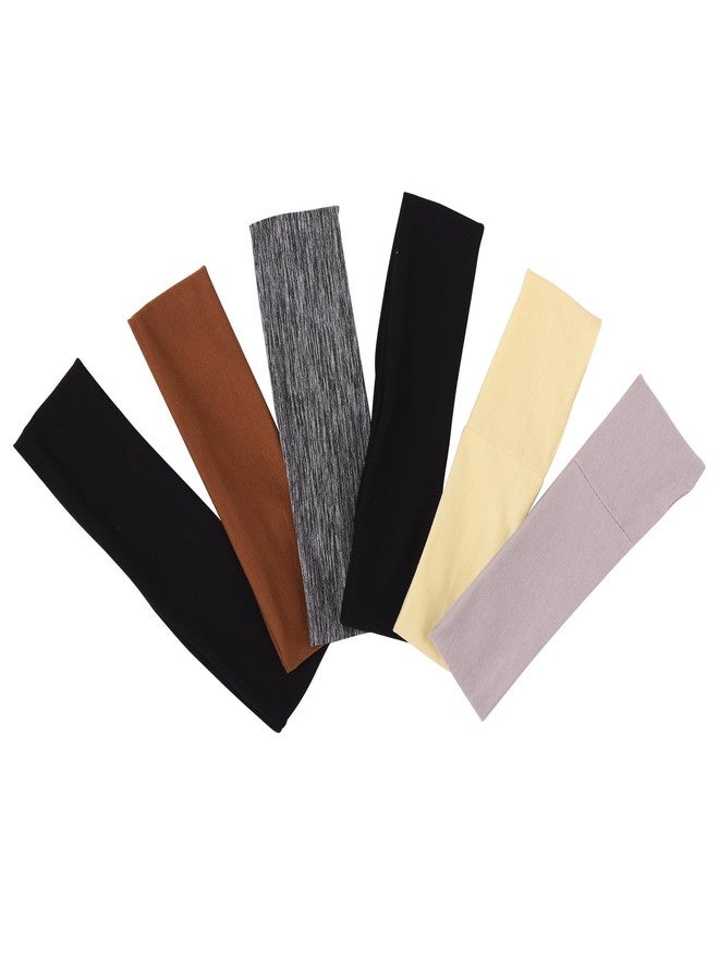 Lajou Fashion Women's Headbands for Short Hair Non Slip Elastic Floral Hairbands, Soft Fabric 2 Inches Thick Stripe Head Bands Heart Headbands, Valentine's Day, Grey Stripe - Image 1