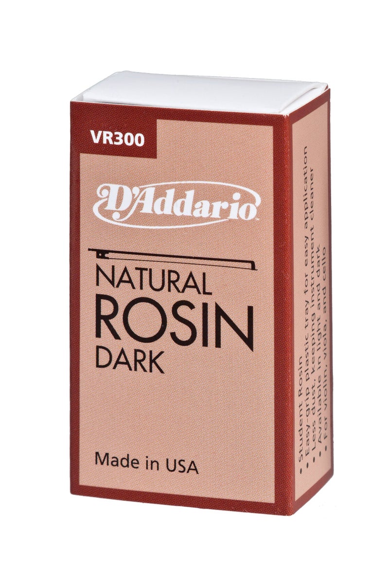 D'Addario Natural Dark Rosin for Violin, Viola & Cello | Premium Rosin for Bowed String Instruments | Smooth Bow Grip & Low Dust Formula for Violin Accessories - Image 3