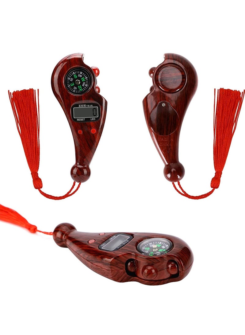 DubaiGallery Portable Digital Finger Counter Tasbih Portable Rotating Prayer Beads with Digital Counter with Compass - Image 3