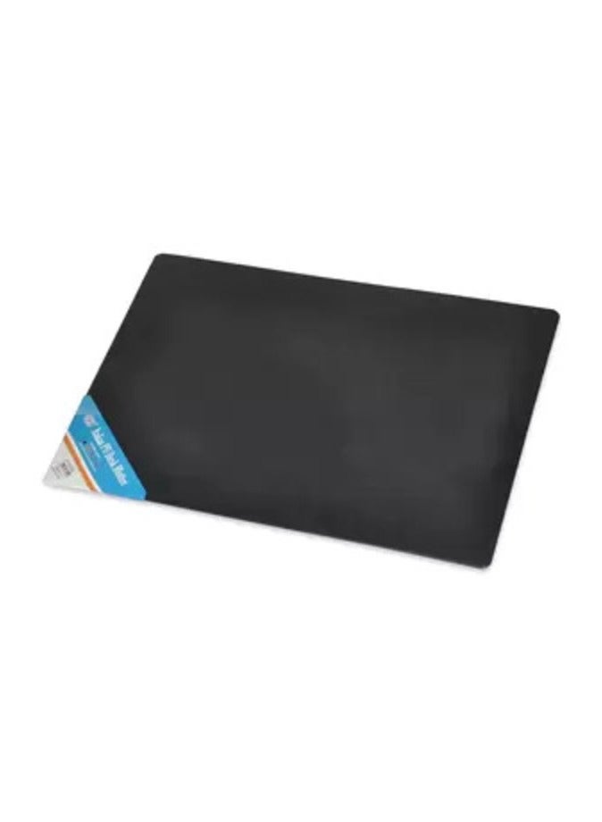FIS Executive Italian PU Desk Blotter 34X49cm, Black