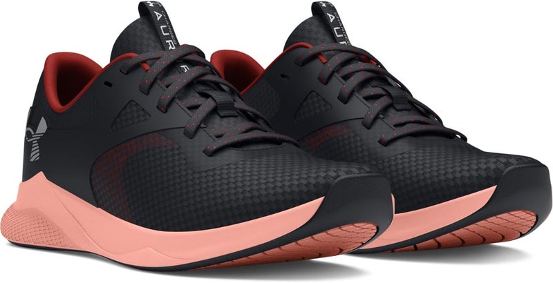 Under Armour Women's Charged Aurora 2 Cross Trainer - Black/Canyon Pink/Metallic Silver - Image 5