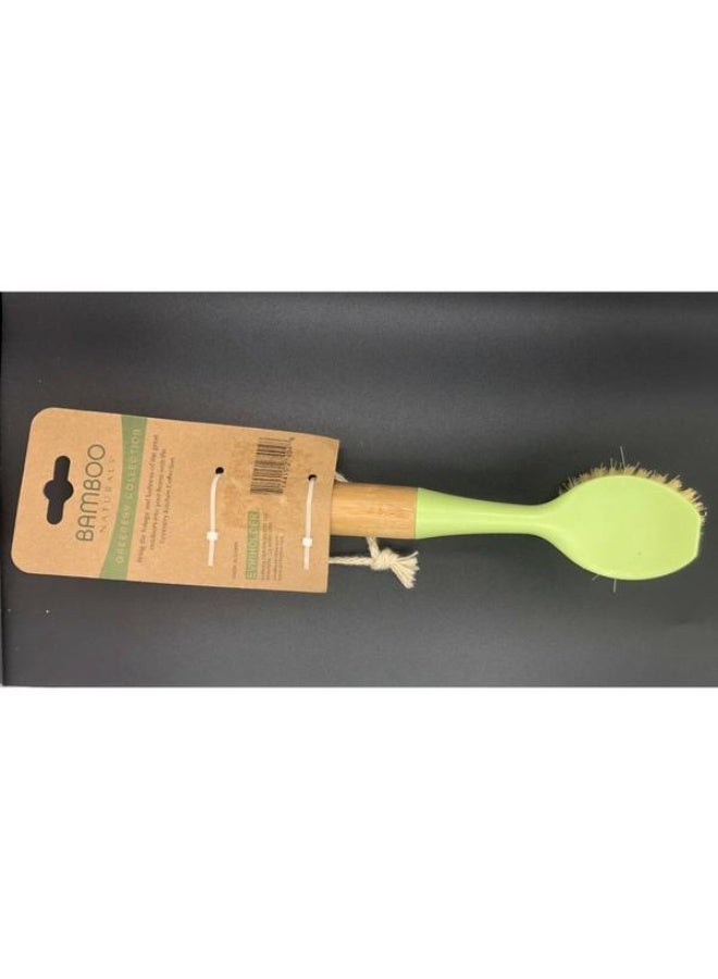 Bamboo Naturals Dish Brush Brown and Green - Image 1