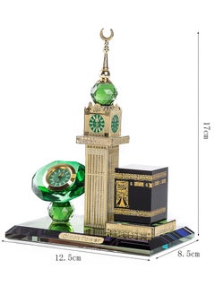 Generic Muslim Kaaba Clock Tower Miniature Model for Car Ornament Home Office Table Decoration  - Image 2