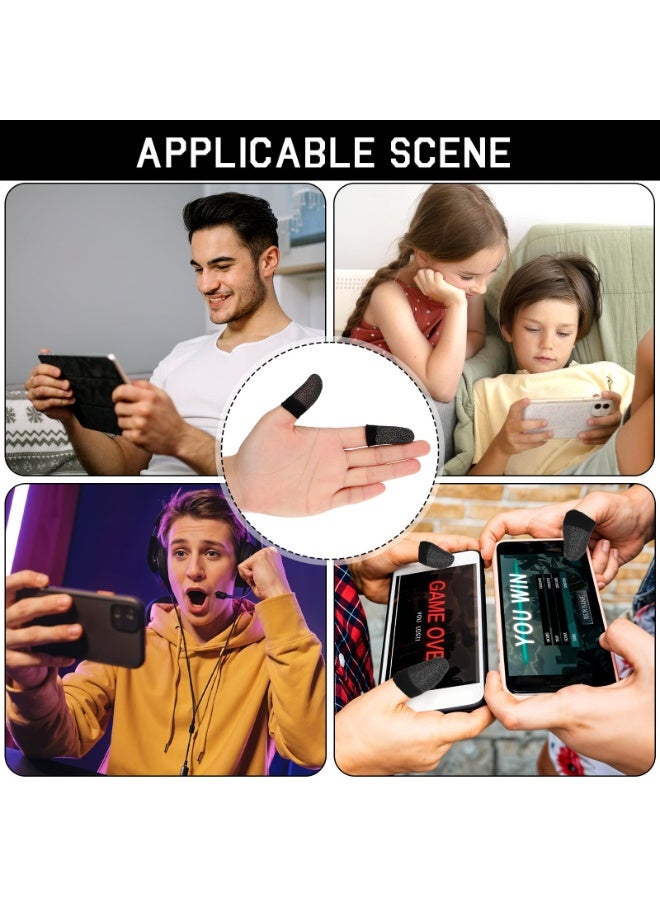 2 Pairs Of Finger Cots, Breathable Thumb Gloves, Suitable For Lightweight And Sweat Resistant Gaming, Seamless Touch Screen Finger Gloves For Professional Gaming, Purple - Image 5