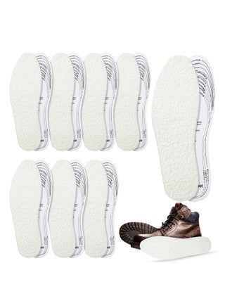 Shoe Inserts Cut to Fit Shoe Insoles Warm Sheepskin Shoe Soles Cut to Size Fluffy Boot Insole Fleece Wool Sole Insole with Size Chart Winter Boot Insert for Women Men Unisex Cold 8 Pairs - pzsku/Z14BDC704864281D9FB6EZ/45/_/1698742192/5a5a0994-036e-446c-9f75-3f3bd150e631
