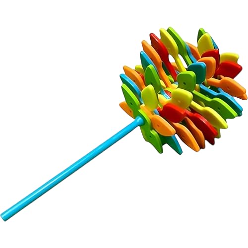 SHAKTISM Candy Flower and Candy Flume Lollipops, Spinning Lollipop Toy, Stress Relief Toy, Multicolour - 1Pc - Image 3