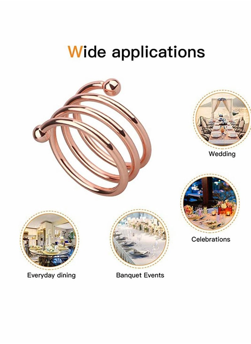 Excefore - 8-Piece Set Napkin Ring Table Setting Suitable for Casual or Formal - Image 1