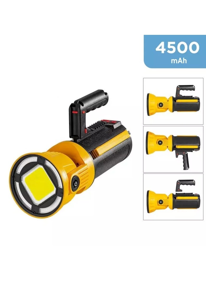 Highlight Multi-functional rechargeable flashlight with 4500 mAh battery - Image 1